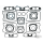 Top end gasket set BT84-91 3.625" bore