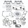 V-Serie 4.125" bore engine gasket kit