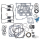 T-Serie 4.125" bore engine gasket kit