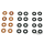 Rocker Cover Washer Copper Set8