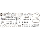 5pck Upper rocker cover gasket rubber XL