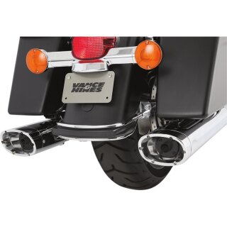 EXHAUST MUFFLER EC MONSTER OVAL SLIP ON CHROME
