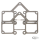PAIR .043 CFM ROCKER CVR GASKETS BT66-84