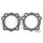 PAIR EVO STOCK BORE HEAD GSKT .030 S/S 3