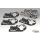 10pck Black paper pump body gasket 92-up