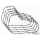 5PCK PRIMARY COVER GASKET FLT/FXR94-06