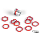10pck Viton O-ring Magnetic Drain Plug