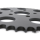 GZP Sprocket FXR rear 51T. Chrome plated