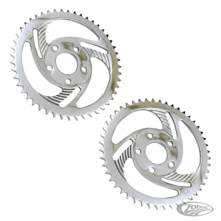 GZP Chrome Swirled sprocket 49T XL86-92