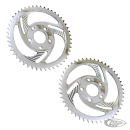 GZP Chrome Swirled sprocket 49T XL86-92