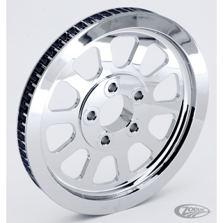 GZP Chrome 8-Spoke 66T 20mm belt sprocke