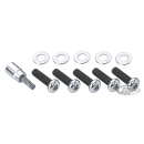 GZP Chrome pulley/sprocket kit 7/16-14x1