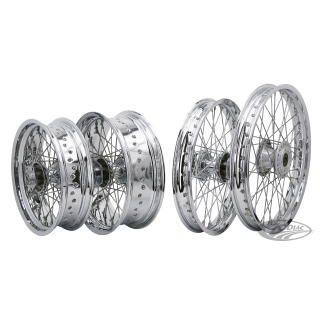 Excel wheel 21x2.15 alu hub chr.spokes