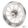 Wheel 16" steel hub 5/16 chr. spokes