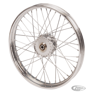 Cplt wheel 19" alu hub 74-77 stainl spk.