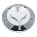 HKC point cover 5-hole. Spade, polished