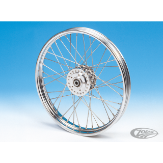 Wheel 19" alu hub 77-83 stainl. spk