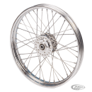 Komplettes Chrom Vorderrad 19" Alu Nabe für...