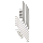 Spoke set, 16 inch, spool hub white plat