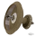 Front hub w/brake drum, WLA, green