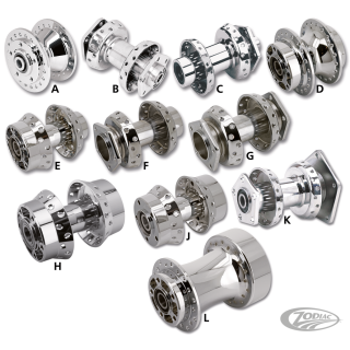 Front wheel hub F*ST84-99 FXWG84-85 Chr