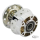 Chrome front hub FXDWG06-07