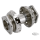 GZP Chrome Front hub FLH/T00-07
