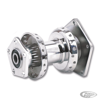 GZP Rear hub assy FLT87-99 chrome