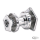 GZP Rear hub assy FLT87-99 chrome