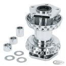 GZP Chrome Front Hub 80 H Dual Flange