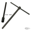 Allen T-bar wrench for wheel lug bolts