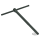 Allen T-bar wrench for wheel lug bolts