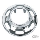 GZP Chrome slotted hub cover for FXWG/ST
