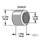 Axle spacer zinc plated # 41196-83