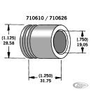 Axle spacer zinc plated #41595-86