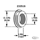 Axle spacer zinc plated # 43548-74
