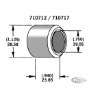 Axle spacer zinc plated #43617-95