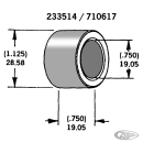 Axle spacer zinc plated # 43654-86A
