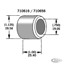 Axle spacer zinc plated #43657-89