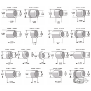 Axle spacer chrome plated #43657-89