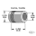Axle spacer zinc plated #43683-97