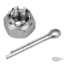 GZP Chrome 5/8-18 castle nut rear axle 8