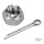 GZP Chrome 5/8-18 castle nut rear axle 8