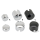 GZP Black rear axle covers F*ST00-07