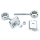 GZP Axle adjusters FX, Big Twin (set2