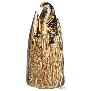 GZP Eagle head valve stem cover gold