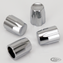 4Pck Recessed Design Valve Stem Cap Chr