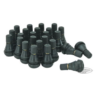 25pck Tubeless Tire Valves Rubber