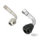 GZP Chr tire valve elbow adapter 90 degr