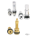 GZP Anodised alu tubeless valve set 7.5m